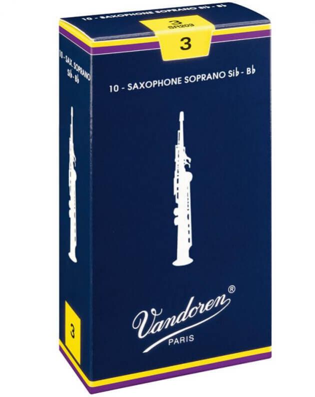 ♪ 法國 VANDOREN V5【藍盒】竹片 ♫ 10片裝 (高音SOPRANO)