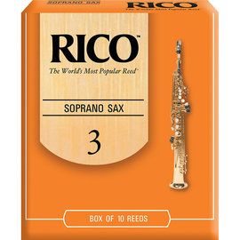 ♪ 美國 RICO 初學橘盒竹片 ♫ 10片裝 (高音SOPRANO)