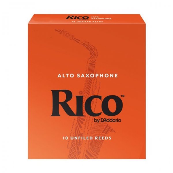 ♪ 美國 RICO 初學橘盒竹片 ♫ 10片裝 (中音ALTO)